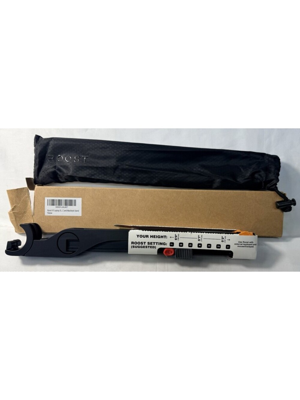 Roost V3 Portable Adjustable Laptop Stand Ergonomic MacBook & PC Riser Open Box